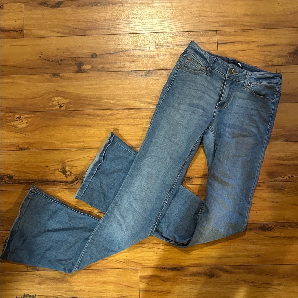 Fashion Nova Light Blue Flare Jeans